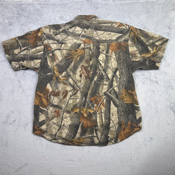 Winchester Supreme Shirt Mens XL Realtree Hardwoods Camo Hunting Green Brown - Picture 2 of 10